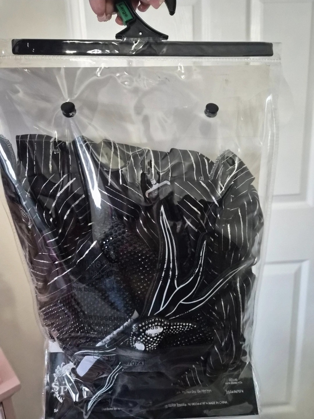 Bling Jack Skellington Jumpsuit - Black - Picture 2 of 2